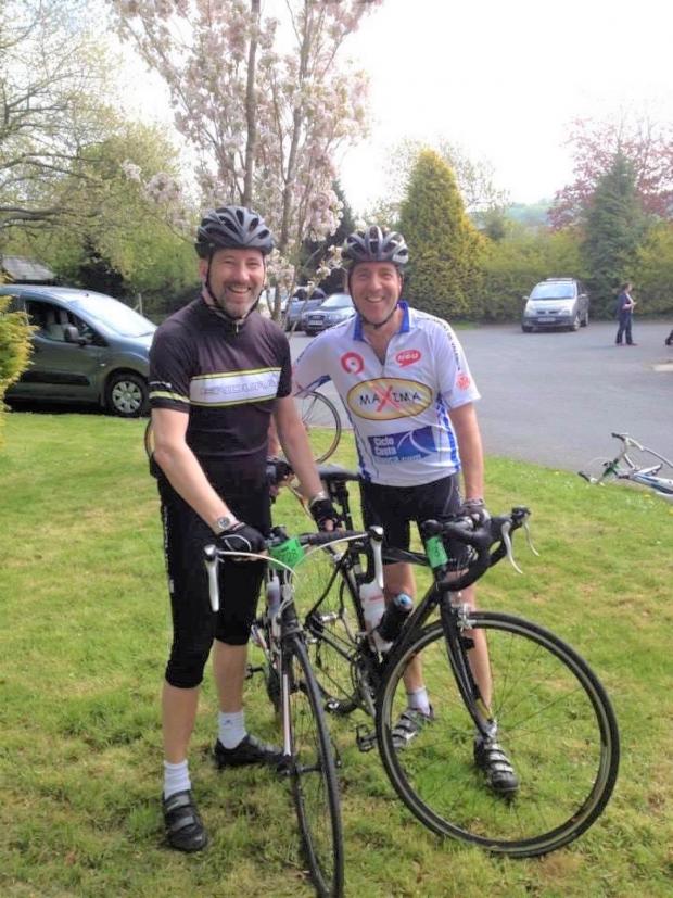 South Wales Argus: Gethin Davies-Jones, pictured with late brother Glyn. Picture: Gethin Davies-Jones