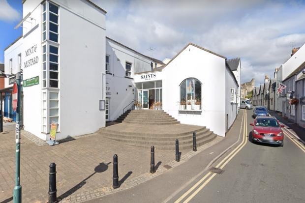 The former Saints Hair Spa in Chepstow which could become a wine bar under plans lodged with Monmouthshire council. Picture: Google