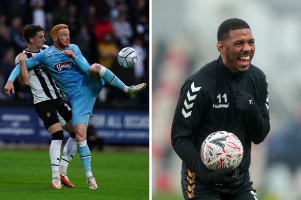 DUO: Ryan Taylor and Tristan Abrahams have been reunited at Grimsby