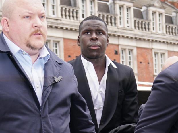 South Wales Argus: Zouma on his way into court ahead of the sentencing (PA)