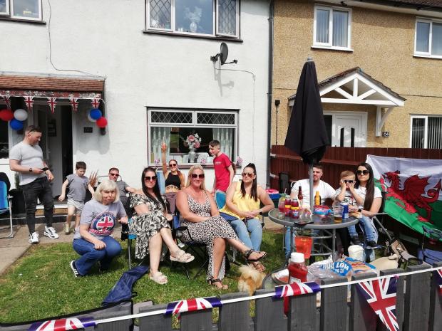 South Wales Argus: Jubilee street party in Constable Drive, Newport.