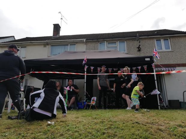 South Wales Argus: Jubilee street party in Constable Drive, Newport.