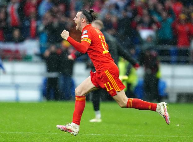 South Wales Argus: Gareth Bale celebrates at full-time. Picture: PA Wire