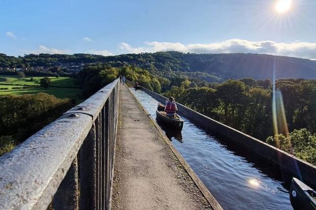 South Wales Argus: Canoe Aqueduct tours Llangollen. Credit: Tripadvisor