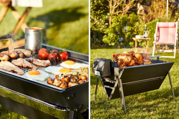 South Wales Argus: Asado uBer-Q Barbecue, Rotisserie, Grill plate and Carry Bag (Lakeland/Canva)