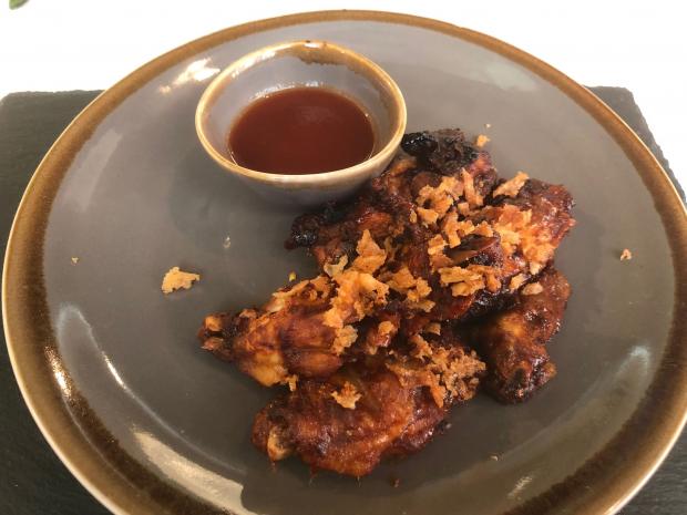 South Wales Argus: Crispy chicken wings at The Kitchen and Bar at NP20 