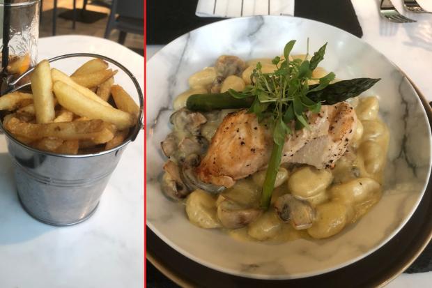 South Wales Argus: A delicious main course meal at The Kitchen and Bar at NP20 