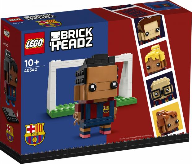 South Wales Argus: LEGO® BrickHeadz™ FC Barcelona Go Brick Me. Credit: LEGO