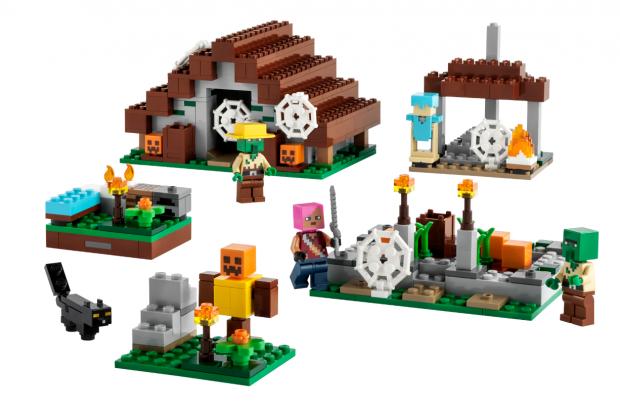 South Wales Argus: LEGO® Minecraft® The Abandoned Village. Credit: LEGO