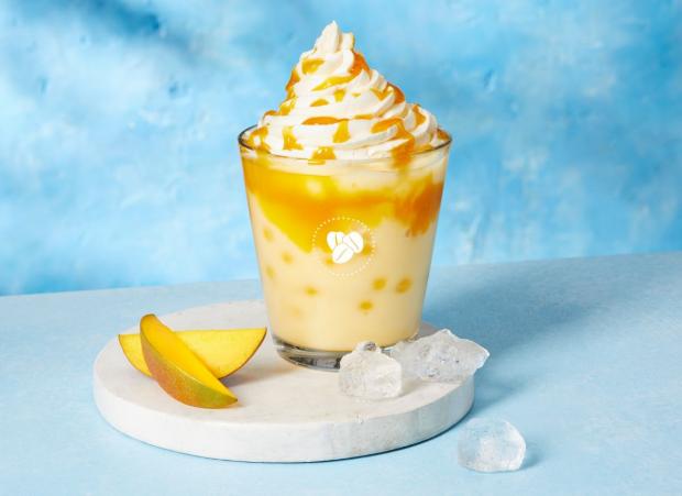 South Wales Argus: Tropical Mango Bubble Frappé & Light Dairy Swirl (Costa Coffee)
