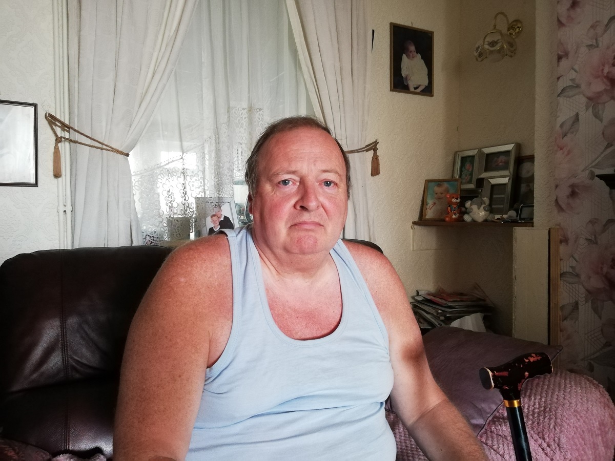 Disabled man frustrated with waiting in Newport council parking lot