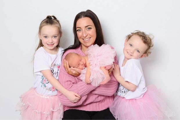 South Wales Argus: Lauren James, owner of Ruby Lou's, with her children Freya, Darcie and Dolly-Mae. Credit: Nanny Jan's Photography)