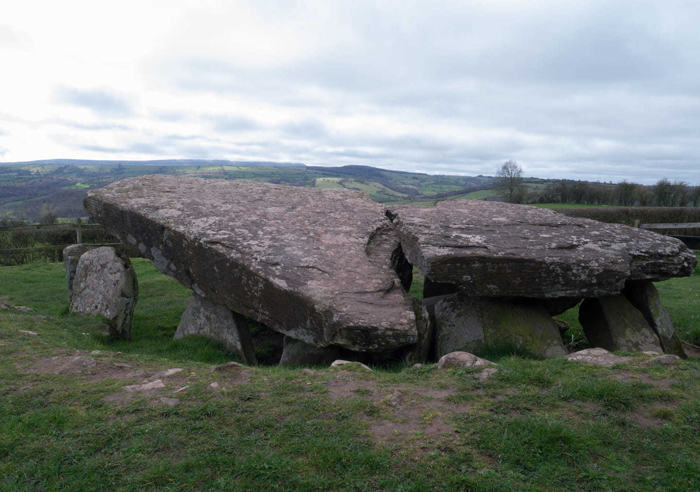 Arthur's Stone near Dorstone in the Golden Valley is said to be more than 5,000 years old.  Picture: Richard Brown/Hereford Times Camera Club
