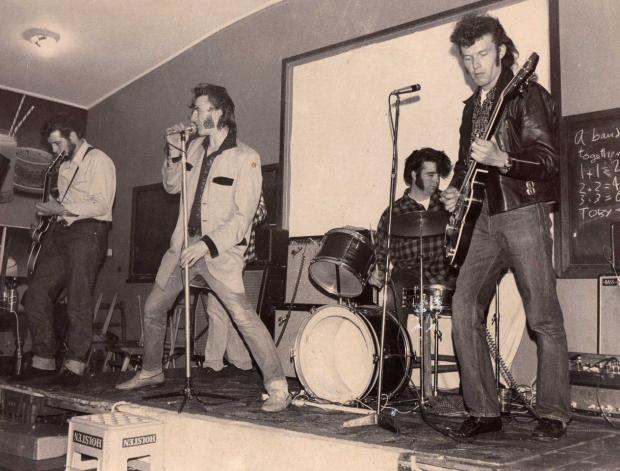 South Wales Argus: Crazy Cavan and the rhythm Rockers at the Students Union. 1973. Picture: Richard Frame