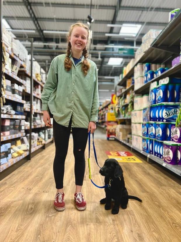 South Wales Argus: Rowena with Lilly during a visit to the supermarket