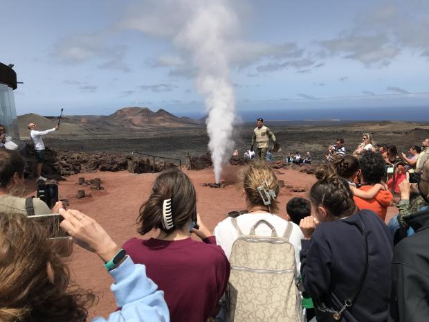 Argus of South Wales: discovery of the volcanoes of Lanzarote.  Photo: David Barnes
