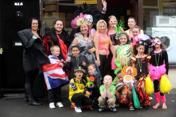 South Wales Argus: Argus-Mark    Reporter-Deans  27-08-12
Pill Carnival
Members of the Samba float