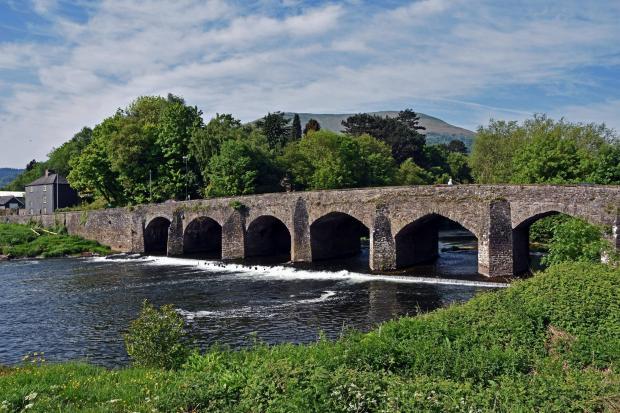 South Wales Argus: Bridge: Over the River Usk in Abergavenny. Picture: Les Morgan, South Wales Argus Camera Club