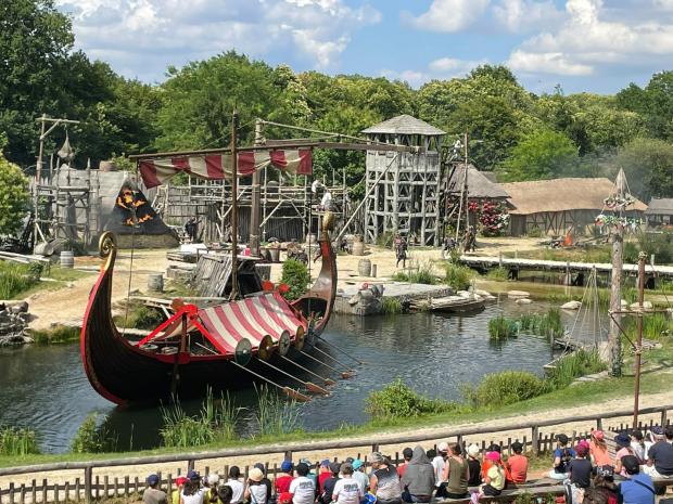 South Wales Argus: A Live Theater Show of a Viking Raid at the Puy du Fou.