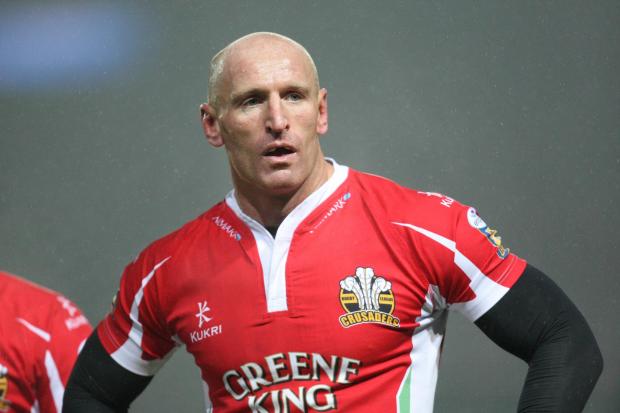 Gareth Thomas playing for Rugby League side Crusaders in 2009. Picture: Huw Evans Agency