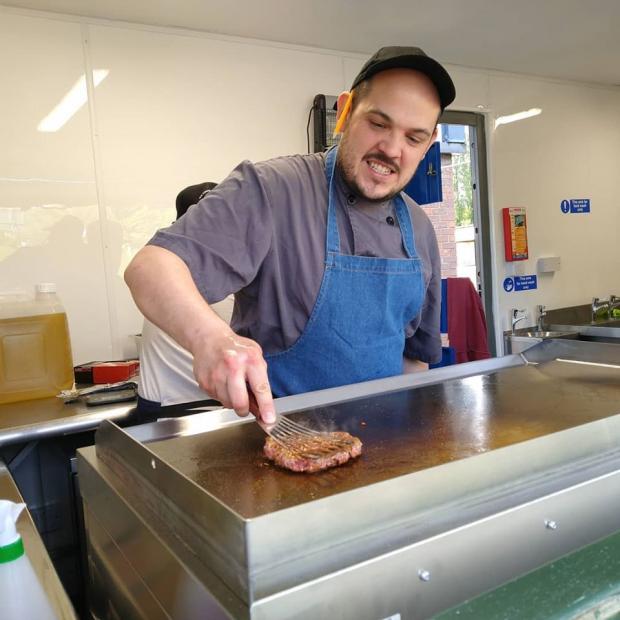 South Wales Argus: Head Chef and co-owner Barry cooks up a storm Photo: Jordan Phillips
