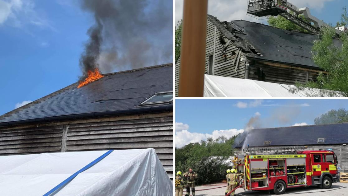 Fire closes Brockweir village shop opened by King Charles 
