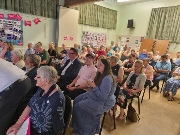 South Wales Argus: Guests at the reopening of Bulwark Community Centre South Wales Argus: Guests at the reopening of Bulwark Community Centre