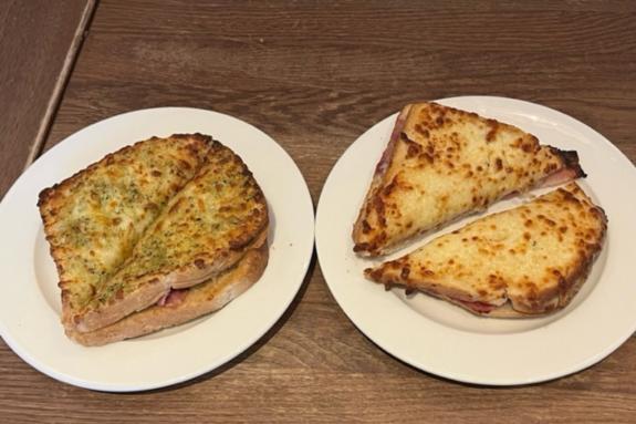 South Wales Argus: The Pigs and Blankets Toastie (left) and Turkey and Trimmings Toastie (right) got me in the festive spirit South Wales Argus: The Pigs and Blankets Toastie (left) and Turkey and Trimmings Toastie (right) got me in the festive spirit