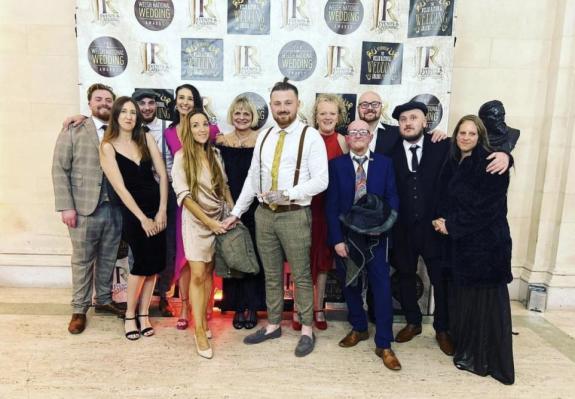 South Wales Argus: The Pickled Pumpkin team at the Welsh National Wedding Awards South Wales Argus: The Pickled Pumpkin team at the Welsh National Wedding Awards