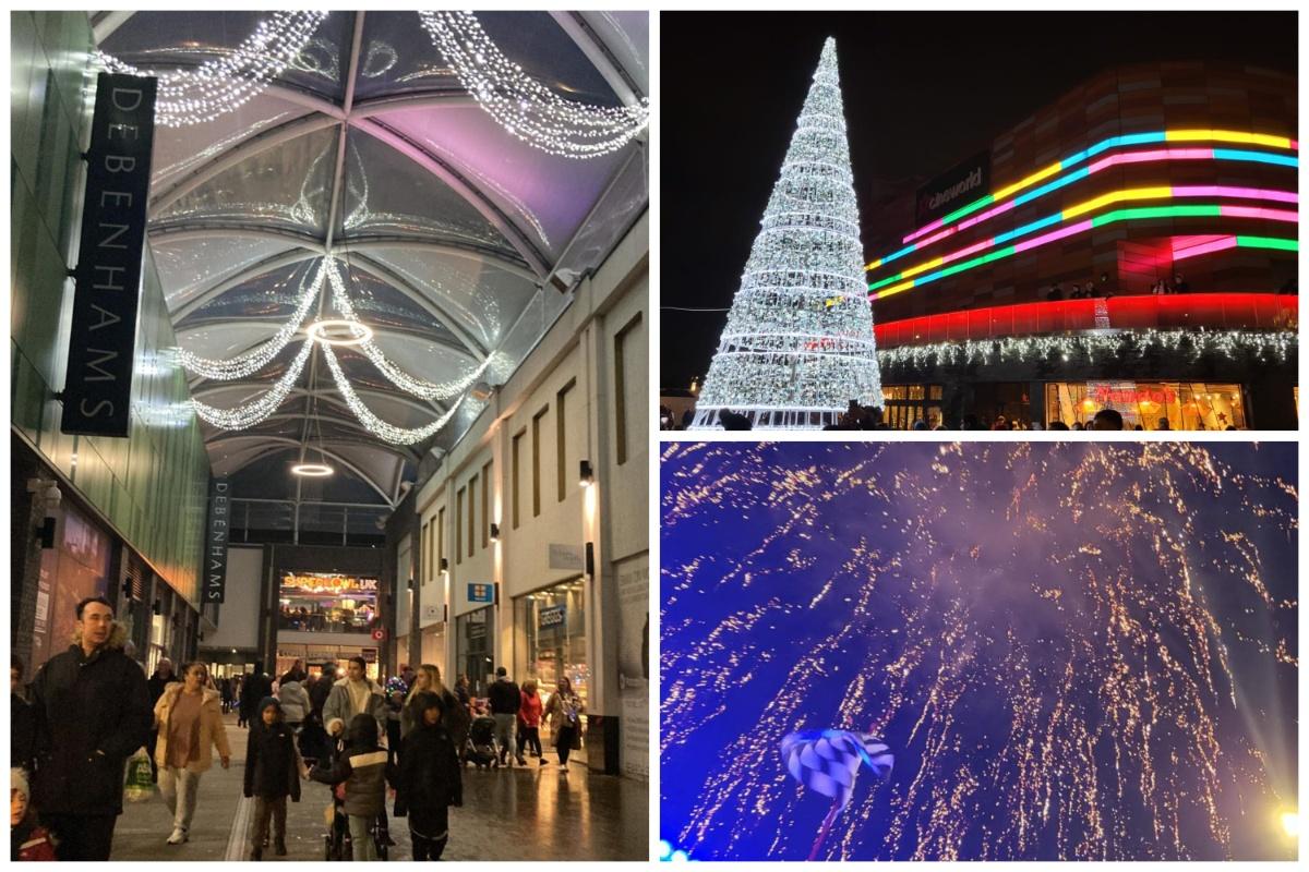 Christmas light switch ons in Cardiff from years gone by - Wales