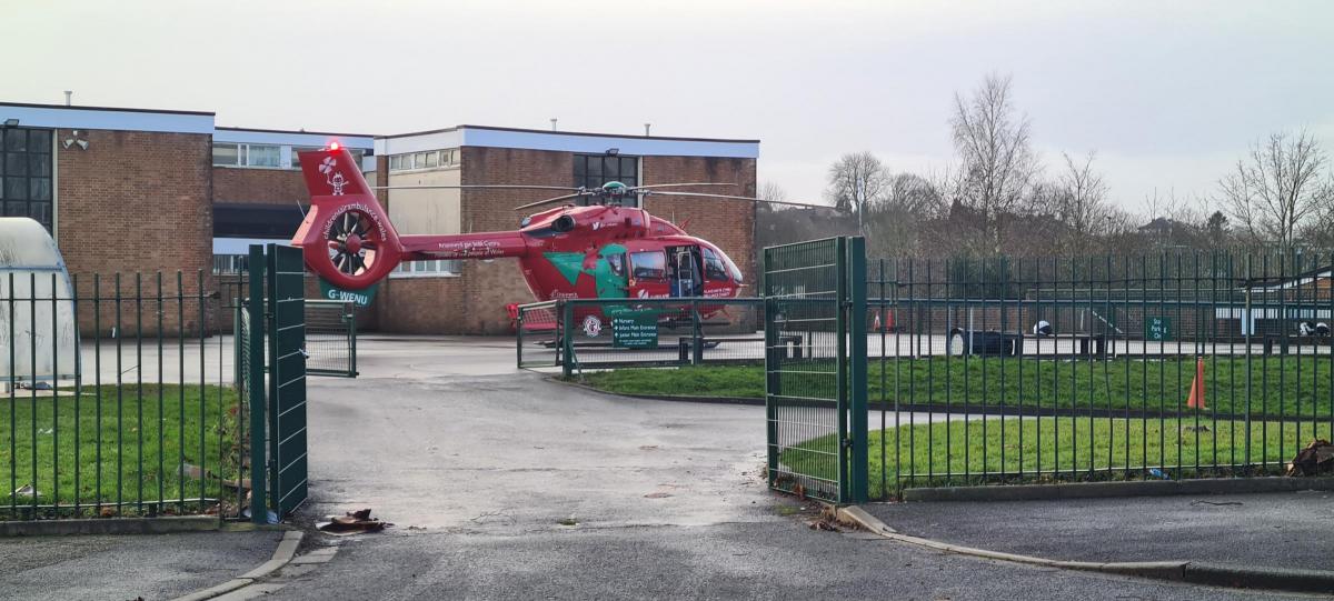 Air ambulance called to Newport incident near St Julian's Primary School 