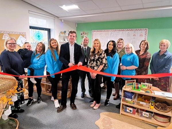 Welsh medium childcare centre officially opened in Pontypool 