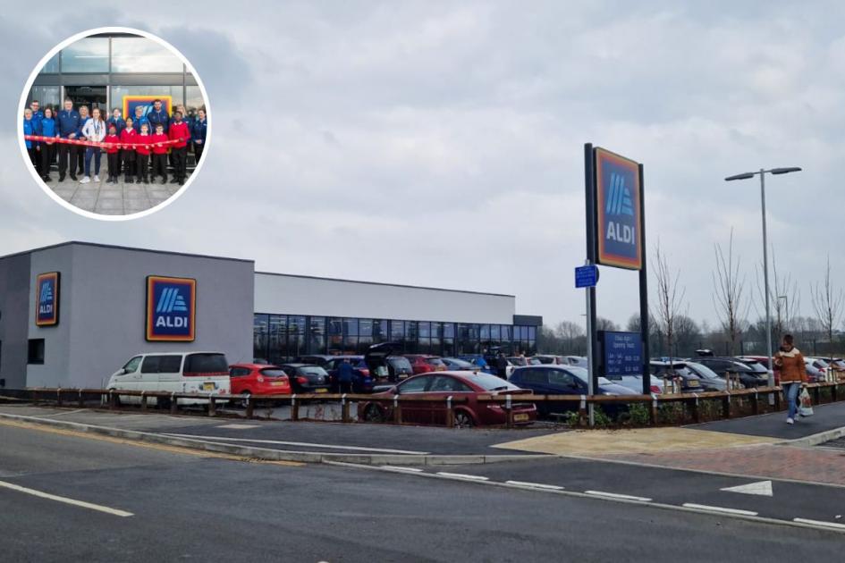 Albany Street Aldi in Newport opened its doors on Thursday 