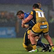 SIDELINED: I’d love to be going up against Worcester again in Europe