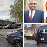 Over one hundred taxis lined the streets of Newport on Thursday to pay tribute to the Ghulam brothers.