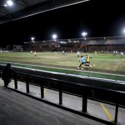 Apart from the play-off semi-finals, there were no fans at Rodney Parade and other League Two grounds for the 2020/21 season.