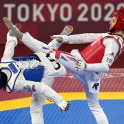 Lauren Williams has made it to the taekwondo final in Tokyo. Picture: Martin Rickett/PA