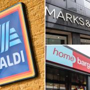 Aldi reignite 'feud' with M&S as Home Bargains seek 'legal advice'. (PA/Canva)