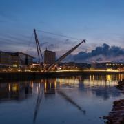 The riverfront area of Newport city centre. Picture: South Wales Argus Camera Club member Andrew Perkins