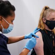 General photo showing a woman receiving a Covid vaccine. Picture: Yui Mok/PA Wire