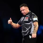 ROUTINE: Gerwyn Price eased into the quarter-finals of the World Darts Championship