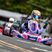 Jez Williams is looking to win the British Kart Championship after narrowly missing out on moving up to car racing. Picture Chris Williams.