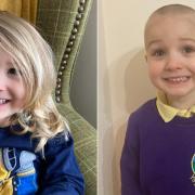 Three-year-old James Ernest-Rees grew his hair for 18 months so it could be cut and donated to a cancer charity. (Picture: Ellis Rees)
