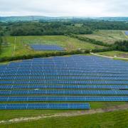 The Swansea solar farm is the UK's first to be owned by a hospital. (Picture: Welsh Government)