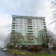 The Greenwood tower block on Beaufort Road, Newport. Picture: Google.