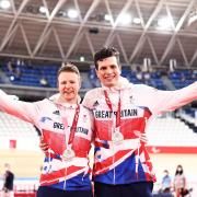 SELECTED: James Ball (left), pictured after winning silver with Lewis Stewart in Tokyo, will go for glory with Wales at the Commonwealth Games