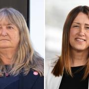 Welsh housing minister Julie James (left) and Jane Dodds, leader of the Welsh Liberal Democrats (right) (Pictures: Huw Evans Agency)