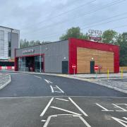The Costa Coffee store and drive through has opened near the Coldra in Newport.
