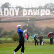 TAKEN DOWN: The Paddy Power hoarding overlooking the Celtic Manor