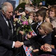 King Charles III greets well-wishers in Llandaff. Picture: Frank Augstein/PA Wire